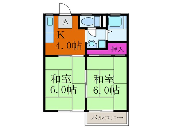 ア－バンⅡの物件間取画像